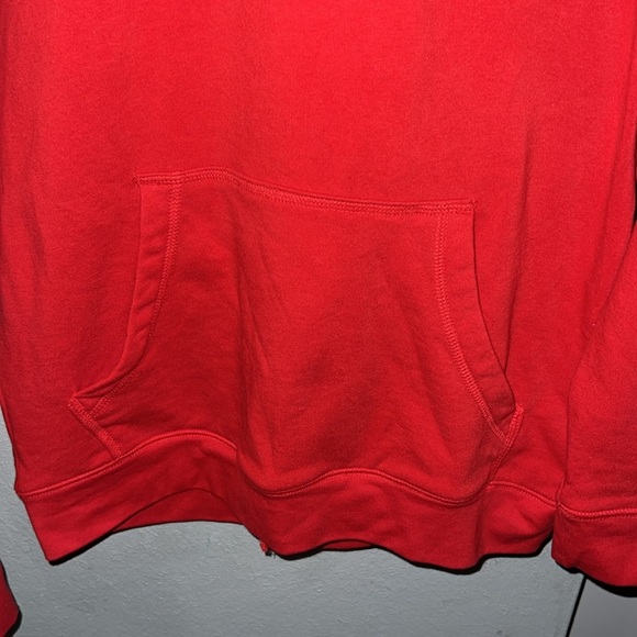 Bright Red Quarter-Zip Athletic Sweater - Picture 4 of 7
